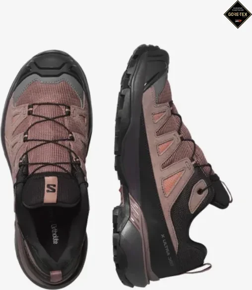 Salomon X Ultra 360 Leather GTX cognac/peppercorn/black (Damen)