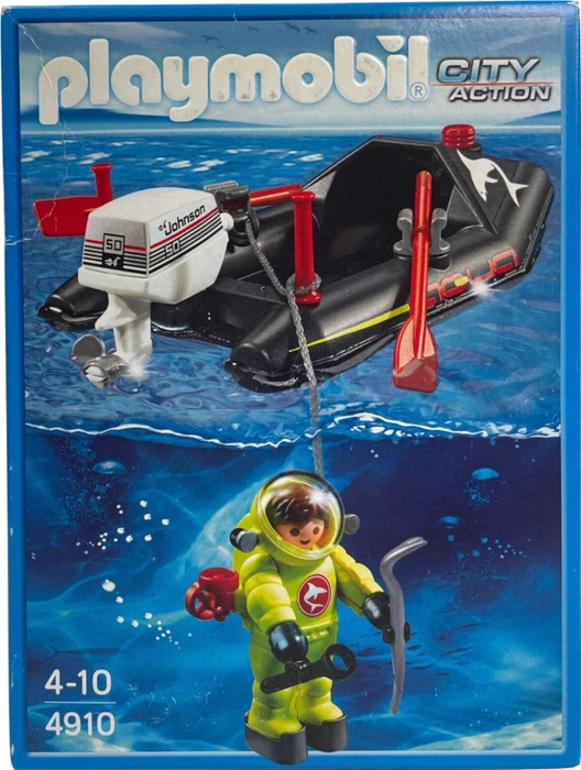 playmobil Summer Fun Kleinboot mit Tiefseetaucher (4910)