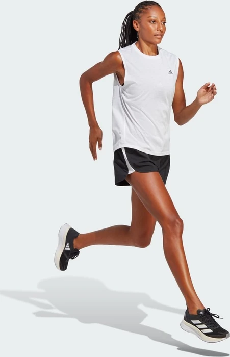 adidas Run It Laufhose kurz schwarz/weiß (Damen)
