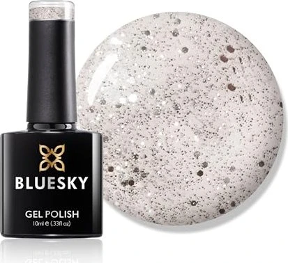 Bluesky Gel Polish Nagellack platinum marble, 10ml