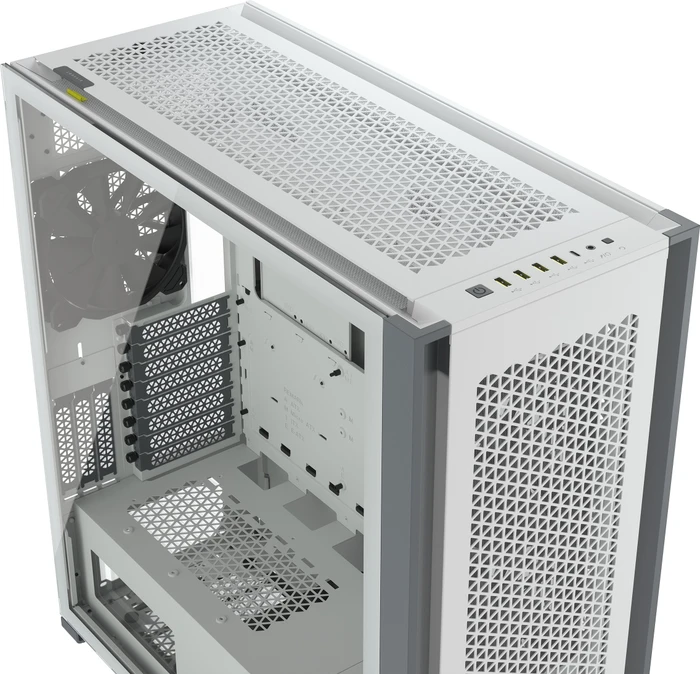 Corsair 7000D Airflow, weiß, Glasfenster