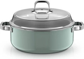 WMF Fusiontec Mineral Pro Schmortopf 28cm eucalyptus haze