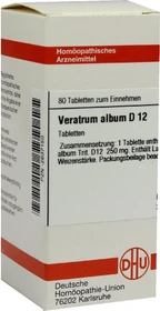 DHU Veratrum Album D12 Tabletten, 80 Stück