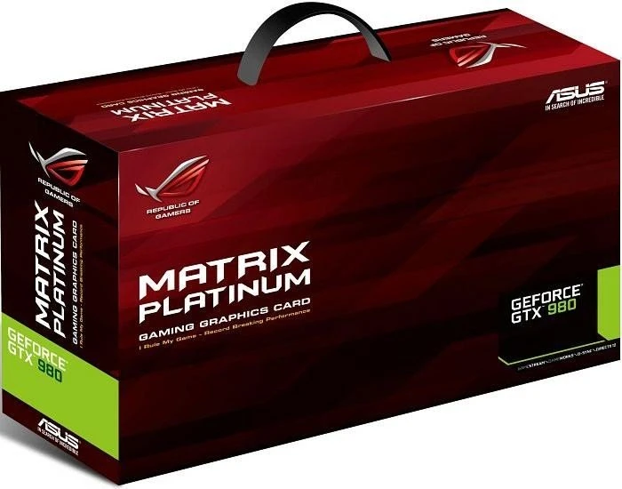 ASUS ROG Matrix GeForce GTX 980 Platinum, MATRIX-GTX980-P-4GD5, 4GB GDDR5, DVI, HDMI, 3x DP