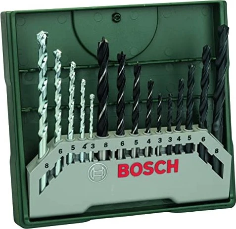 Bosch DIY Mini-X-Line Bohrer-Sortiment, 15-tlg.
