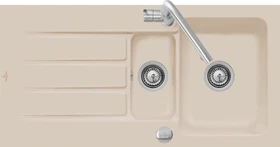 Villeroy & Boch Architectura 60 XR Einbau Becken reversibel mit Ablauffernbedienung almond