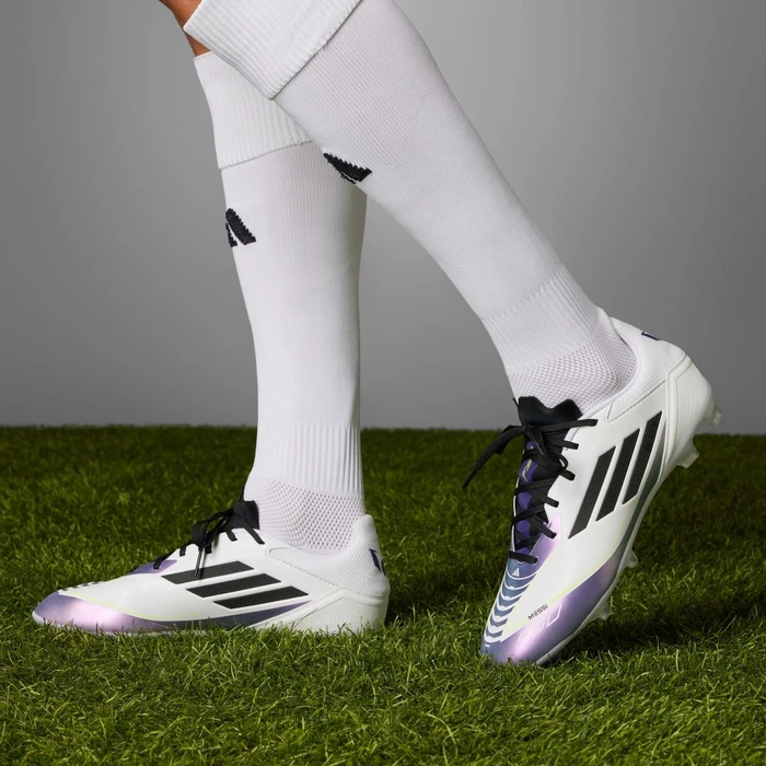 adidas F50 League Messi FG/MG cloud white/core black/purple