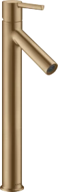 Hansgrohe Axor Starck Einhebel-Waschtischmischer 250 mit Hebelgriff für Aufsatzwaschtische mit Ablaufgarnitur brushed bronze