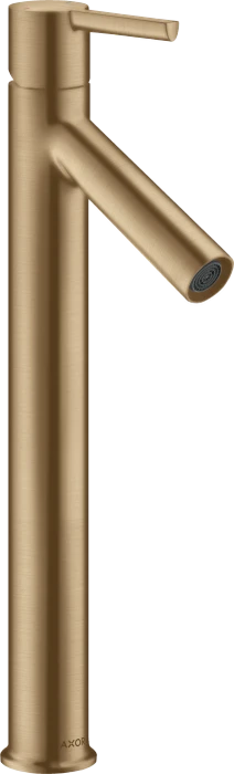 Hansgrohe Axor Starck Einhebel-Waschtischmischer 250 mit Hebelgriff für Aufsatzwaschtische mit Ablaufgarnitur brushed bronze