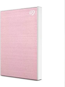 Seagate One Touch Portable HDD with Password, rosa, Rose Gold, 2TB, +Rescue, USB 3.0 Micro-B