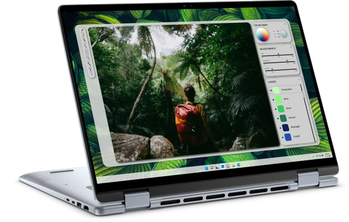Dell Inspiron 16 2-in-1 7640, Ice Blue, Core Ultra 7 155H, 16GB RAM, 1TB SSD, DE