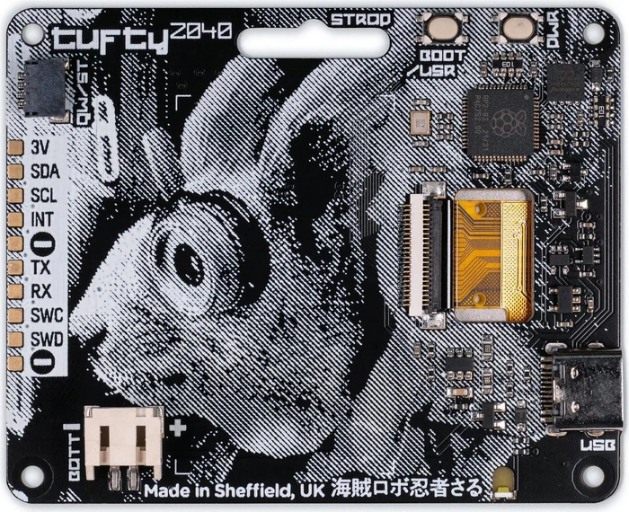 Pimoroni Tufty 2040 LCD Badge/Display