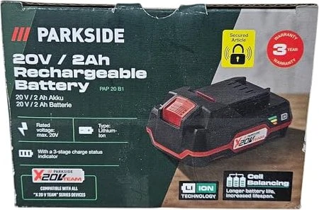 Parkside PAP 20 A1 Werkzeug-Akku 20V, 2.0Ah, Li-Ionen [2.0Ah] [40Wh]