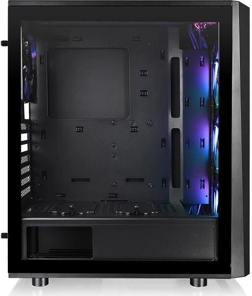 Thermaltake Versa J24 TG ARGB schwarz, Glasfenster