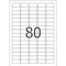 Herma Poweretiketten, 35.6x16.9mm, weiß, matt, 25 Blatt (2000 Etiketten) Vorschaubild