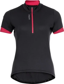 Odlo Essentials Trikot kurzarm black/paradise pink (Damen)