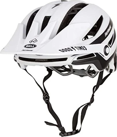 Bell Sixer MIPS Helm fasthouse stripes matte white/black