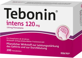 Tebonin intens 120mg Filmtabletten, 200 Stück