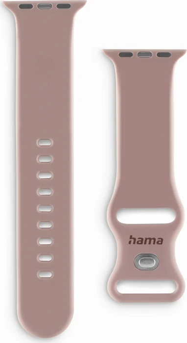 Hama Armband Fantastic Feel für Apple Watch (40mm/41mm/42mm) Nude