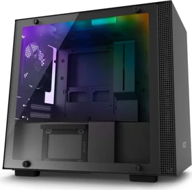 NZXT H200i, schwarz, Glasfenster, Mini-ITX