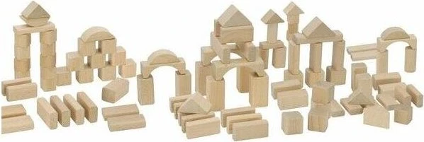 Eichhorn Holzbausteine natur, 100-tlg.