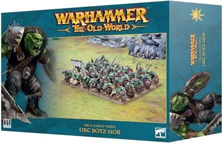 Games Workshop Warhammer The Old World - Orc & Goblin Tribes - Orc Boyz Mob