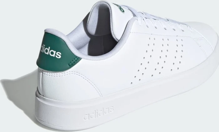 adidas Advantage 2.0 cloud white/core black/collegiate green