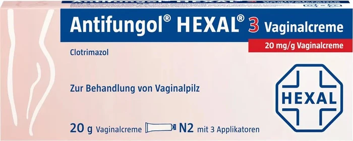 Hexal 3 Antifungol 20mg Vaginalcreme, 20g