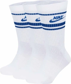 Nike Dri-FIT Everyday Essential Socken white/game royal, 3 Paare