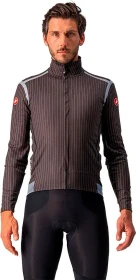 Castelli Perfetto RoS Longsleeve Fahrradjacke charcoal/pinstripe (Herren)