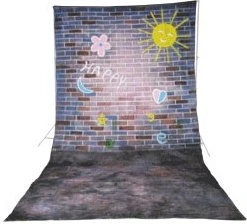 Walimex Pro Motiv-Stoffhintergrund Happy 300x600cm