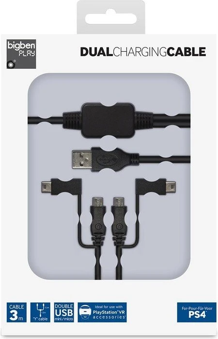 BigBen PlayStation VR Dual Ladekabel (PS4)