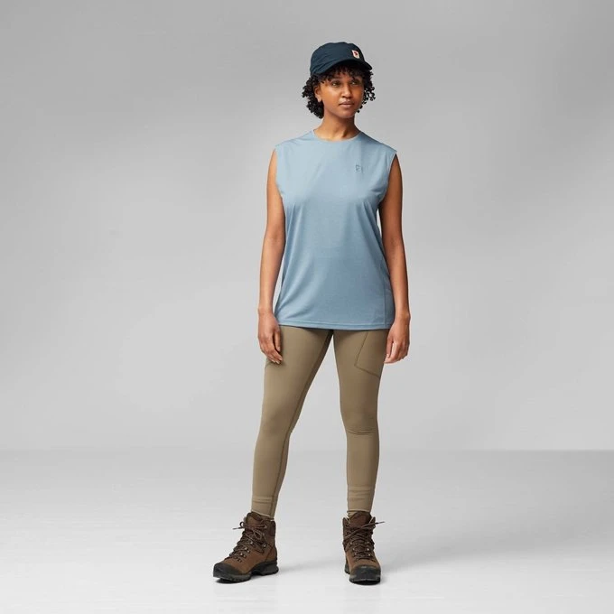 Fjällräven Abisko Day Hike Tank Top Funktionsshirt ärmellos ultramarine (Damen)