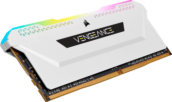 Corsair Vengeance RGB PRO SL weiß UDIMM 64GB Kit, DDR4-3200, CL16-20-20-38