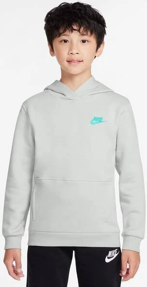 Nike Sportswear Club Fleece Hoodie photon dust/dynamic turquoise (Junior)