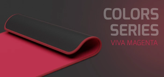 Natec Colors Series Mouse Pad Viva Magenta, 300x250mm, rot