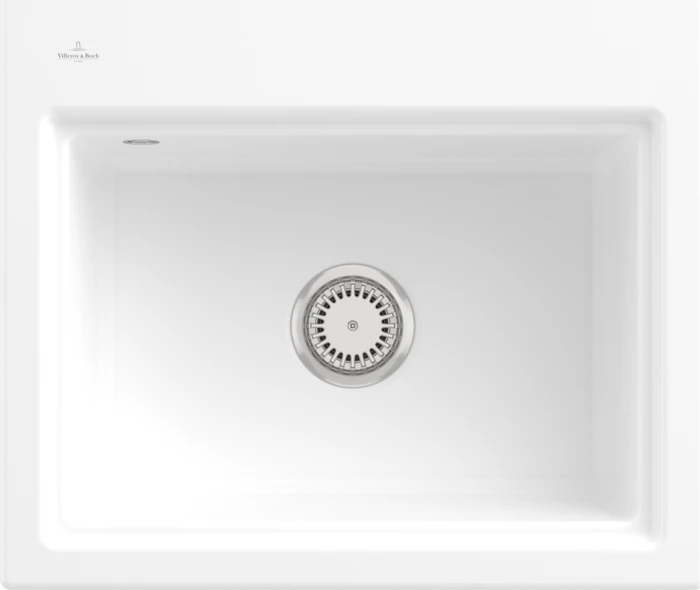 Villeroy & Boch Subway Style 60 S Einbau Becken mittig stone white
