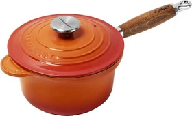 Le Creuset Profitopf mit Holzgriff 18cm ofenrot