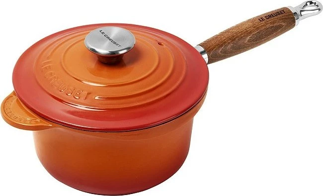 Le Creuset Profitopf mit Holzgriff 18cm ofenrot