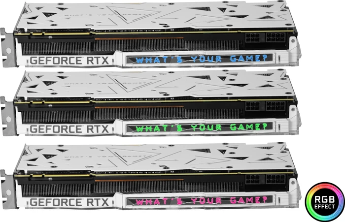KFA2 GeForce RTX 2080 Ti Dual White (1-Click OC), 11GB GDDR6, HDMI, USB-C, 3x DP