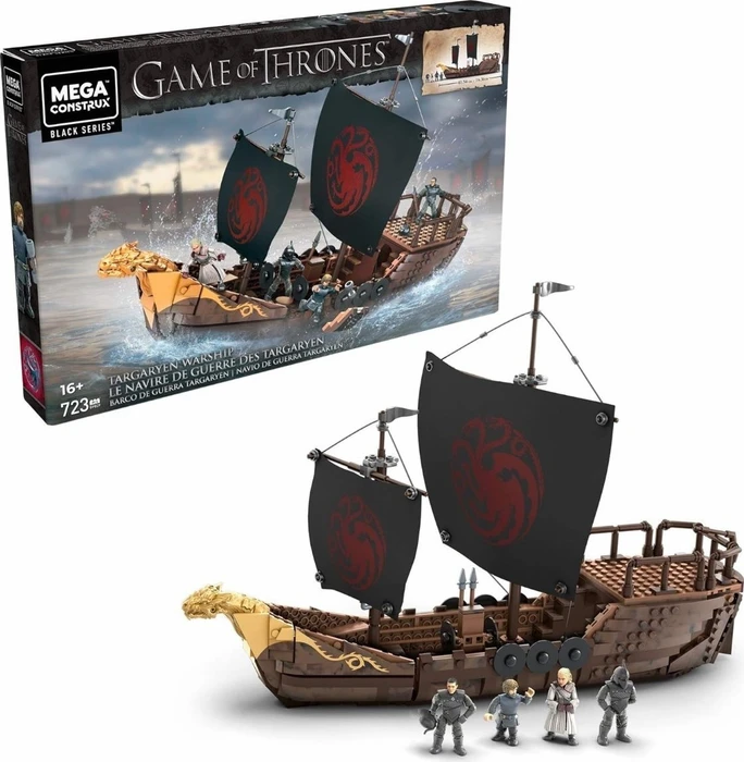 Mattel Mega Construx Game of Thrones Targaryen Kriegsschiff