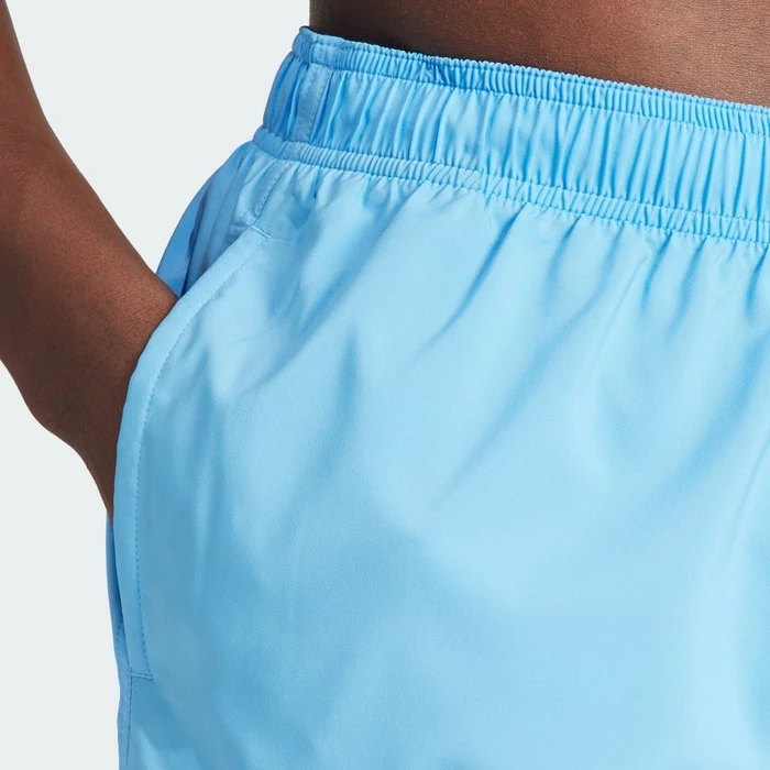 adidas Solid CLX Short-Length Badeshorts blue burst/white (Herren)