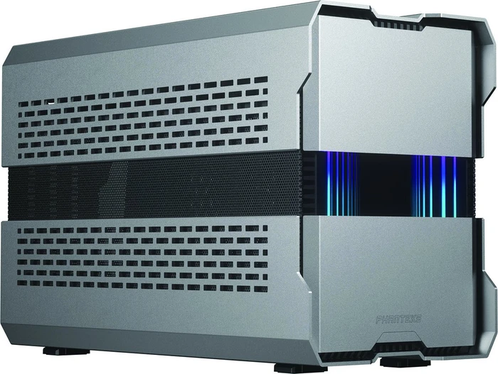 Phanteks Evolv Shift XT, silber, Mini-ITX