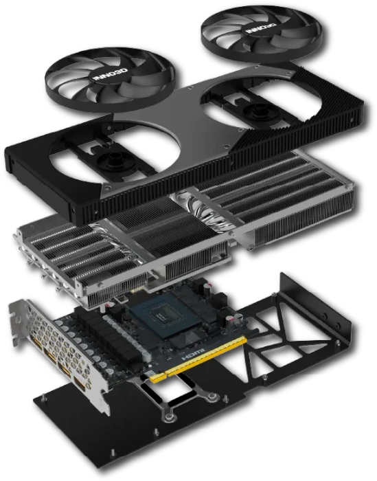 INNO3D GeForce RTX 5070 Twin X2 OC, 12GB GDDR7, HDMI, 3x DP