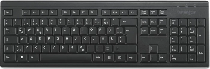 Kensington KB150 EQ Wireless Keyboard, schwarz, USB, DE