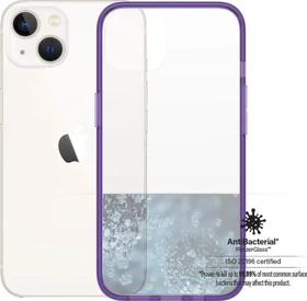 PanzerGlass Clear Case Color AntiBacterial für Apple iPhone 13 Grape Limited Edition