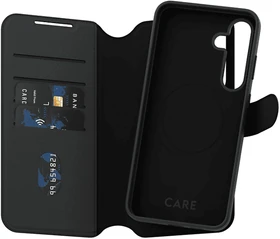 PanzerGlass Care Feature Case Tango Two-in-One Wallet Magnetic Qi für Samsung Galaxy S25+ schwarz