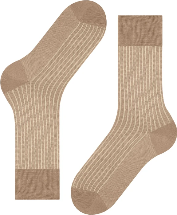 Falke Oxford Stripe Socken camel (Herren)