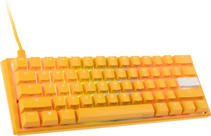 Ducky One 3 Yellow Mini PBT, LEDs RGB, MX RGB CLEAR, USB, US