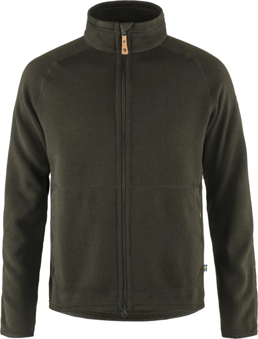 Fjällräven Övik Fleece Zip Jacke deep forest (Herren)